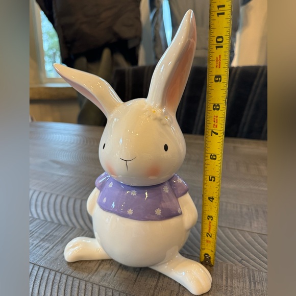 Bunny Cookie Jar - Canister by 10 Strawberry Street Lavender - Picture 8 of 8